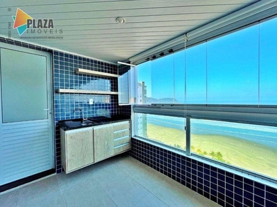 Apartamento vista mar com 3 dormitórios à venda, 116 m² por R$ 1.090.000 - Canto do Forte