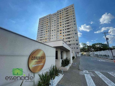 Apartamento com 2 quartos à venda no bairro Monte Castelo, 56m²