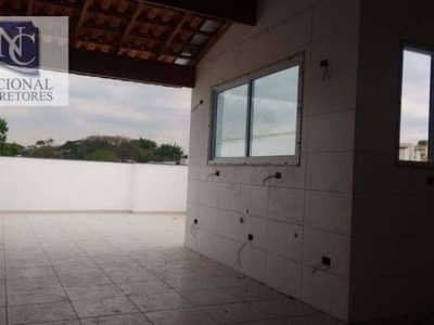 Cobertura com 2 dormitórios à venda, 106 m² por r$ 430.000,00 - parque novo oratório - santo andré/sp