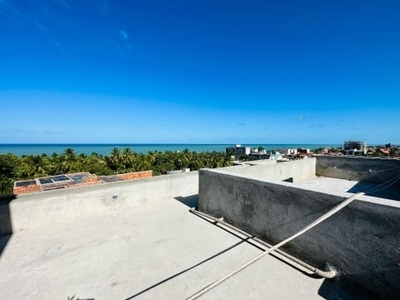 Cobertura duplex à venda na praia formosa, cabedelo/pb, com 148m² e área de lazer privativa, a 03 minutos de caminhada da praia
