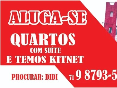 Aluga-se Quartos com Suite - Kitnet, para casal, solteiro ou firmas (Preços especiais)