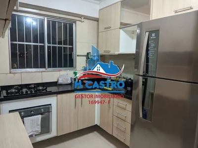 Alugo Apartamento Mobiliado 2dorms Campo limpo 47m² lazer c/ churrasqueira