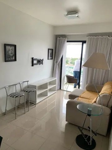 Alugo apartamento mobiliado com 2 quartos na Ponta Negra condomínio Acquarelle