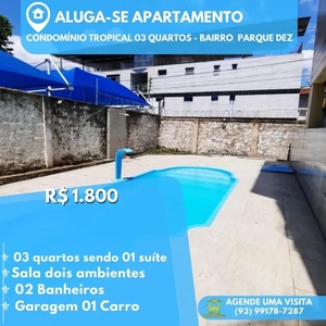 Apartamento 03 quartos Condominio Tropical - Bairro Parque dez