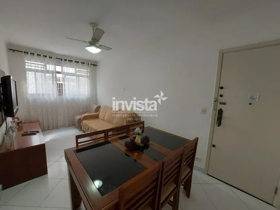 Apartamento à venda, 70 m², 2 dormitórios, localização privilegiada, Embaré-Santos