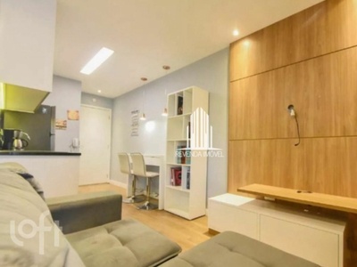 Apartamento à venda em Campo Belo com 37 m², 1 quarto, 1 vaga