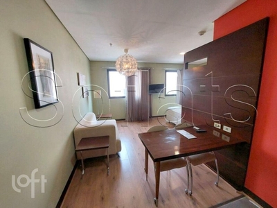 Apartamento à venda em Santo Amaro com 28 m², 1 quarto, 1 suíte, 1 vaga