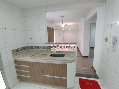 Apartamento com 2 dormitórios para alugar, 42 m² por R$ 1.870,97/mês - Vila Monte Alegre V