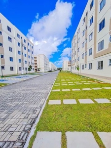 Apartamento com dois quartos sem varanda | Residencial Algarve MRV- Maranguape 1