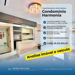 Apartamento Edifício Harmonia de 81 metros quadrados com 3 quartos em Jardim Aclimação - C