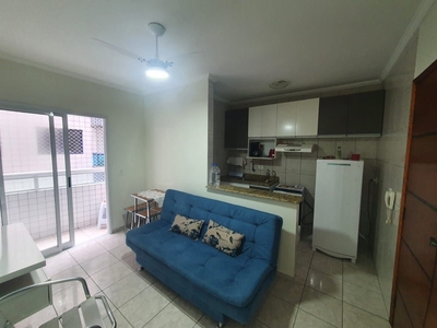 Apartamento em Cidade Ocian, Praia Grande/SP de 40m² 1 quartos à venda por R$ 219.000,00