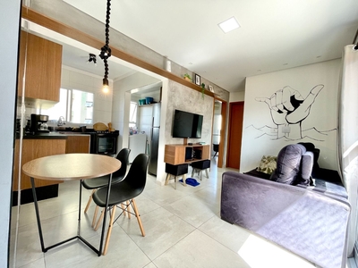 Apartamento em Vila Guilhermina, Praia Grande/SP de 55m² 2 quartos à venda por R$ 318.500,00