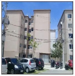 Apartamento para venda possui 40 metros quadrados com 2 quartos em Santa Cruz - Rio de Jan