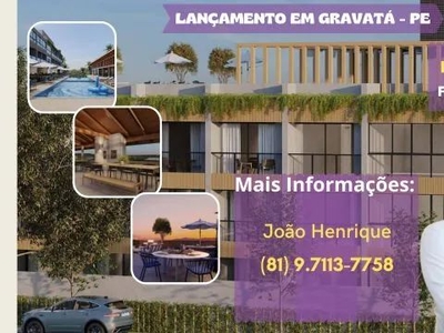 Apartamento para venda possui 92 metros quadrados com 2 quartos em Santana - Gravatá - PE