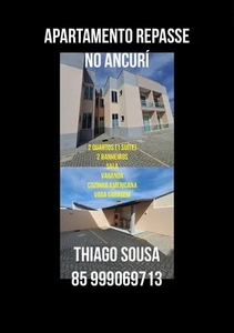 Apartamento para venda tem 60 metros quadrados com 1 quarto em Ancuri - Itaitinga - CE