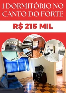 Apartamento para venda tem 61 metros quadrados com 1 quarto em Canto do Forte - Praia Gran