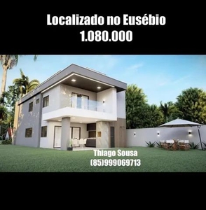 Casa para venda possui 213 metros quadrados com 4 quartos em Urucunema - Eusébio - CE