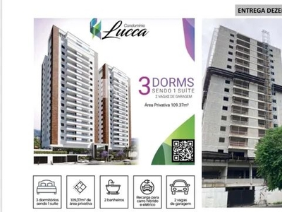 Apartamento Taubaté 109,37m² Condomínio Lucca, Jardim Das Nações,3dorm,1suíte,3banh,2vagas