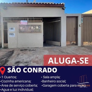 Kitnet para aluguel com 40m² com 1 quarto no São Conrado - Campo grande - MS