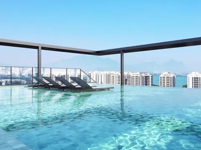 Moderno condomínio da Calper, com piscina no Rooftop com vista mar e lagoa