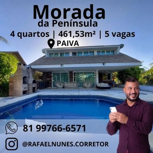 RNU - CASA DUPLEX NO CONDOMÍNIO MORADA DA PENÍNSULA RESERVA DO PAIVA, 5 VAGAS, PISCINA PRI