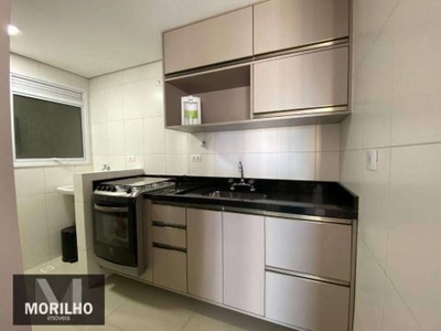 Apartamento com 2 dormitórios para alugar, 59 m² por r$ 3.600,00/mês - vila matias - santos/sp