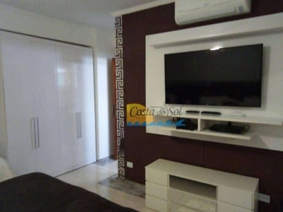 Cobertura com 4 dormitórios à venda, 133 m² por r$ 1.150.000,00 - vila guilhermina - praia grande/sp