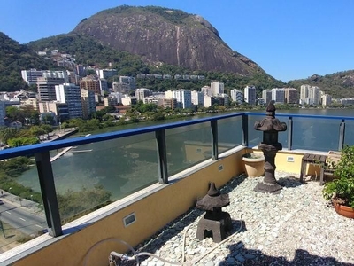 Penthouse em Lagoa, Rio de Janeiro/RJ de 495m² 4 quartos à venda por R$ 9.979.000,00
