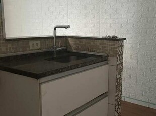 Aluguel de Apartamento na Vila Lutécia, Santo André-SP: 2 quartos, sala, banheiro, vaga de