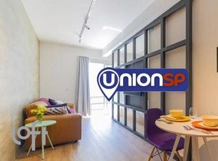 Apartamento à venda em República com 44 m², 1 quarto, 1 vaga
