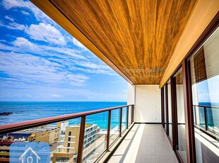 Apartamento com linda vista mar no NAU