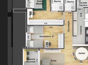 Apartamento para alugar no bairro Alto da Boa Vista - Sorocaba/SP, Zona Leste