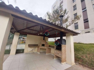 Apartamento com 2 dormitórios para alugar, 43 m² por r$ 1.100,00/mês - vila indiana - taboão da serra/sp