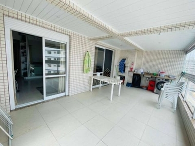 Apartamento com 3 dormitórios à venda, 152 m² por r$ 1.150.000 - boqueirão - praia grande/sp