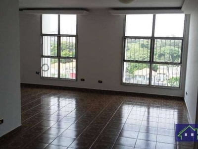 Apartamento com 3 dormitórios para alugar, 120 m² por r$ 5.990,00/mês - brooklin - são paulo/sp