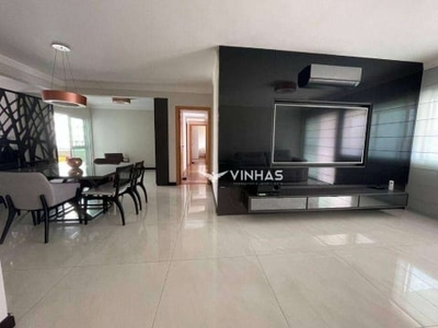 Apartamento com 4 dormitórios, 170 m² - venda por r$ 1.800.000,00 ou aluguel por r$ 8.245,45/mês - vila ema - são josé dos campos/sp