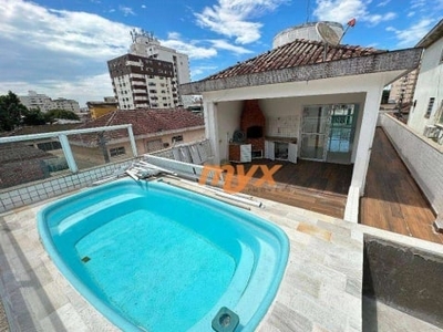 Casa com 3 dormitórios, 260 m² - venda por r$ 1.300.000,00 ou aluguel por r$ 8.000,00/mês - embaré - santos/sp