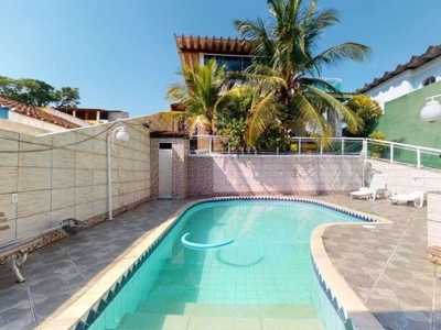 Casa com 6 quartos à venda na rua alberto pasqualini, 212, pechincha, rio de janeiro, 486 m2 por r$ 1.100.000