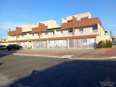 Casa em condomínio fechado com 2 quartos à venda no jardim quietude, praia grande , 57 m2 por r$ 245.000