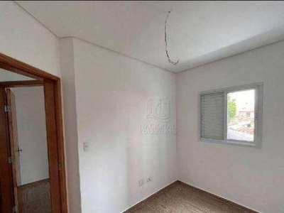 Cobertura com 2 dormitórios à venda, 78 m² por r$ 380.000,00 - vila pires - santo andré/sp
