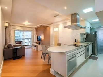 Flat disponível para locação no Diogo Home contendo 78m², 2 dormitórios e 2 vagas de garag