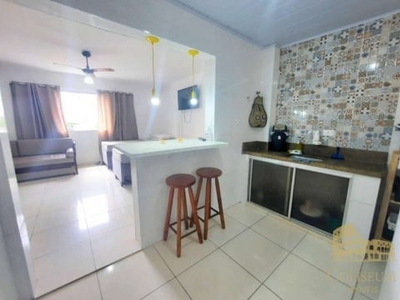 Kitnet com 1 dormitório à venda, 25 m² por r$ 179.900,00 - vila guilhermina - praia grande/sp