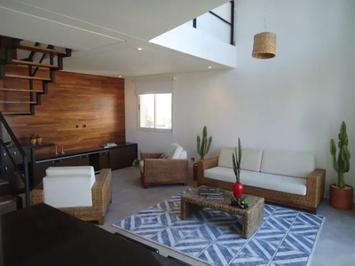 Lindo Loft Duplex/Portal do Morumbi: 82m², 1 Ste c/ Escritório, amplo Terraço, Living c/ 2