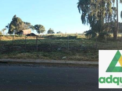 Terreno em rua - bairro contorno em ponta grossa