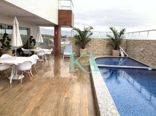 Apartamento com 2 dormitórios, 78 m² - venda por r$ 510.000 ou aluguel por r$ 4.880/mês - vila guilhermina - praia grande/sp