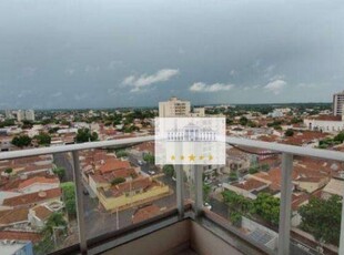 Apartamento com 2 dormitórios, 87 m² - venda por r$ 440.000,00 ou aluguel por r$ 2.450,00/mês - vila carvalho - araçatuba/sp