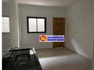 Apartamento com 2 dormitórios para alugar, 42 m² por r$ 2.008,06/mês - mooca - são paulo/sp