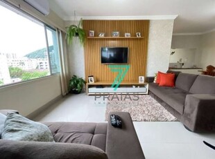 Apartamento com 3 dormitórios sendo 1 suíte à venda, 1 vaga, 110 m² por r$ 550.000 - praia da enseada - guarujá/sp