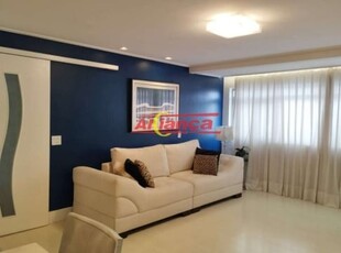 Apartamento semi mobiliado para alugar com 3 quartos , 1 suite, 1 vaga, vila galvão por r$: 2.500,00