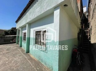 Casa para venda em belo horizonte, palmeiras, 2 dormitórios, 1 banheiro